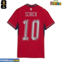 Tschechische Republik Patrik Schick #10 Heimtrikot Frauen EM 2024 Kurzarm